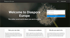 Desktop Screenshot of diasp.eu